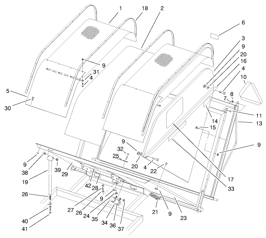 Hopper & Rear Tailgate
