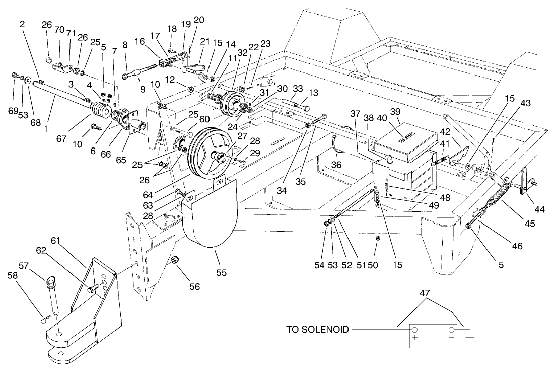 Jackshaft & Lifting Mechansim (model No. 07050)