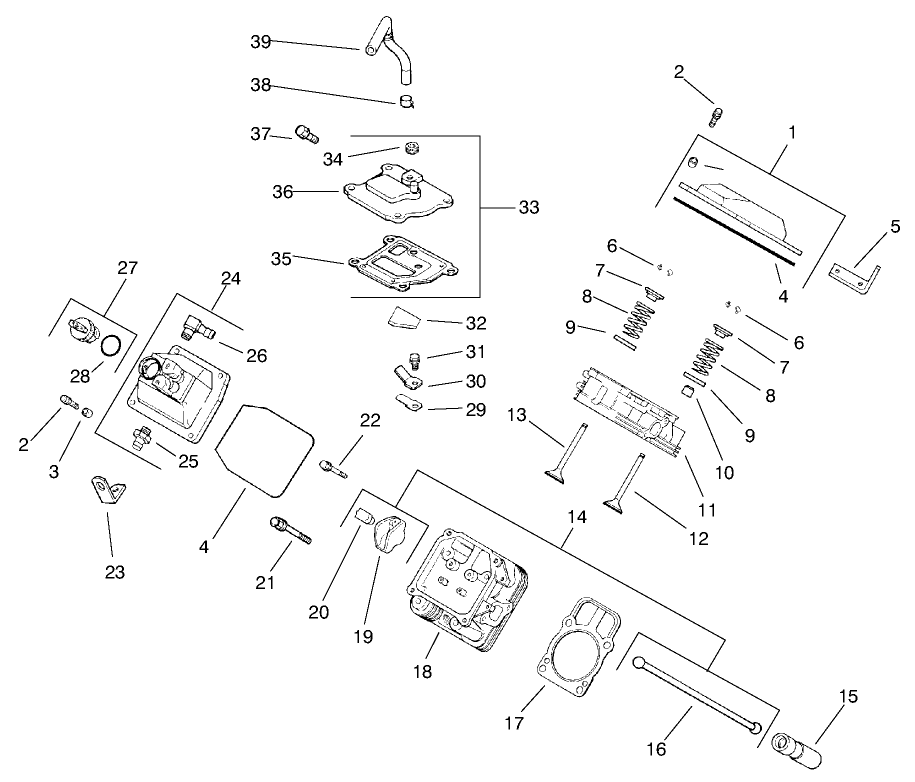 Cylinder Head, Valve, & Breather