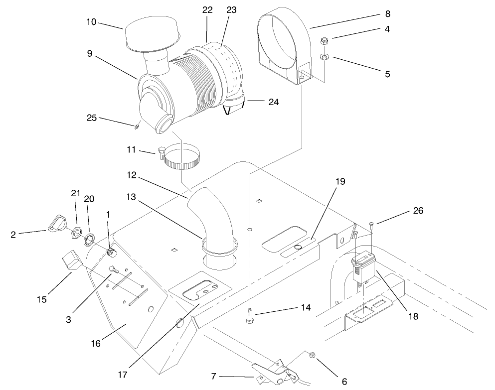 Air Cleaner & Control Panel Asm