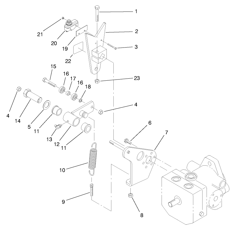 Pump Control Lever Asm