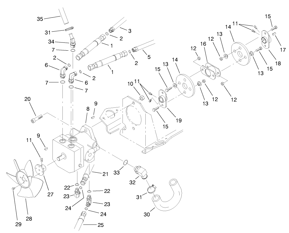 Hydraulic Pump Installation Asm