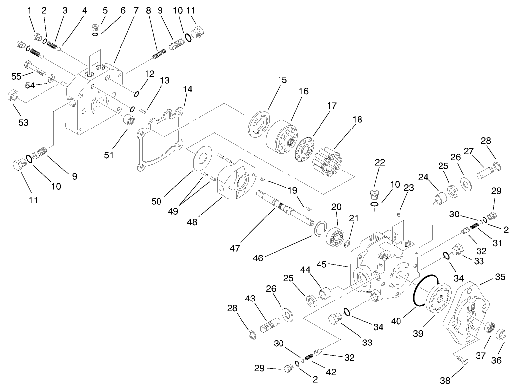 Hydraulic Pump Asm No. 95-5842