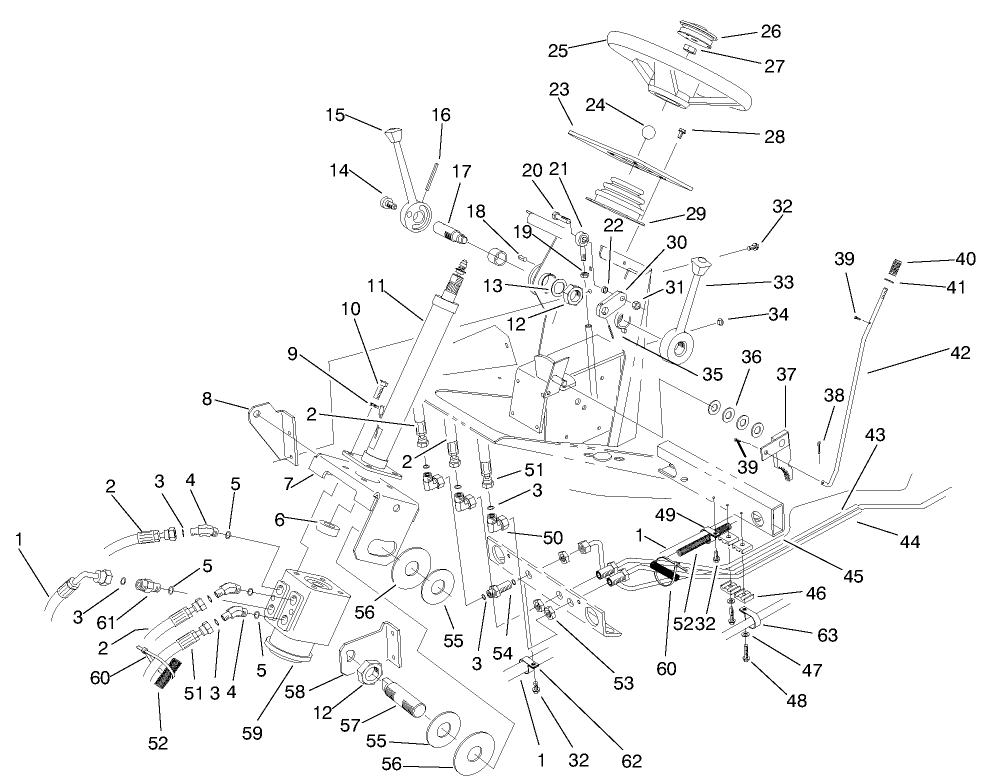 Steering Tower Assembly