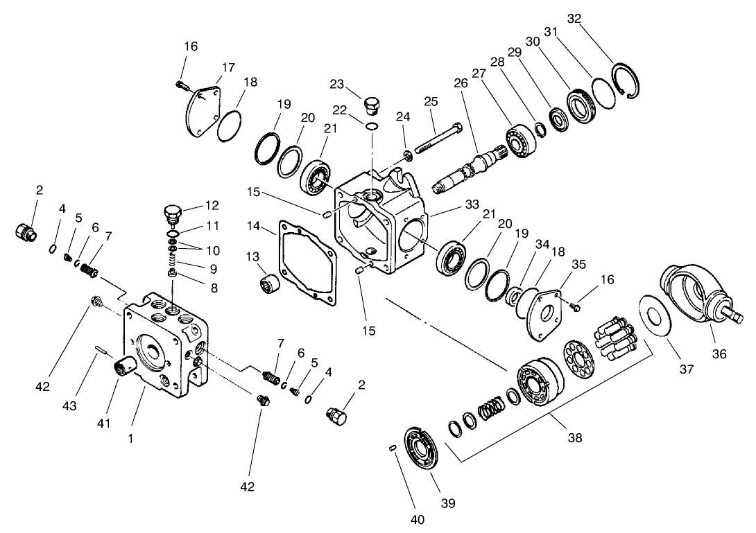 Traction Pump Assembly No. 86-5590