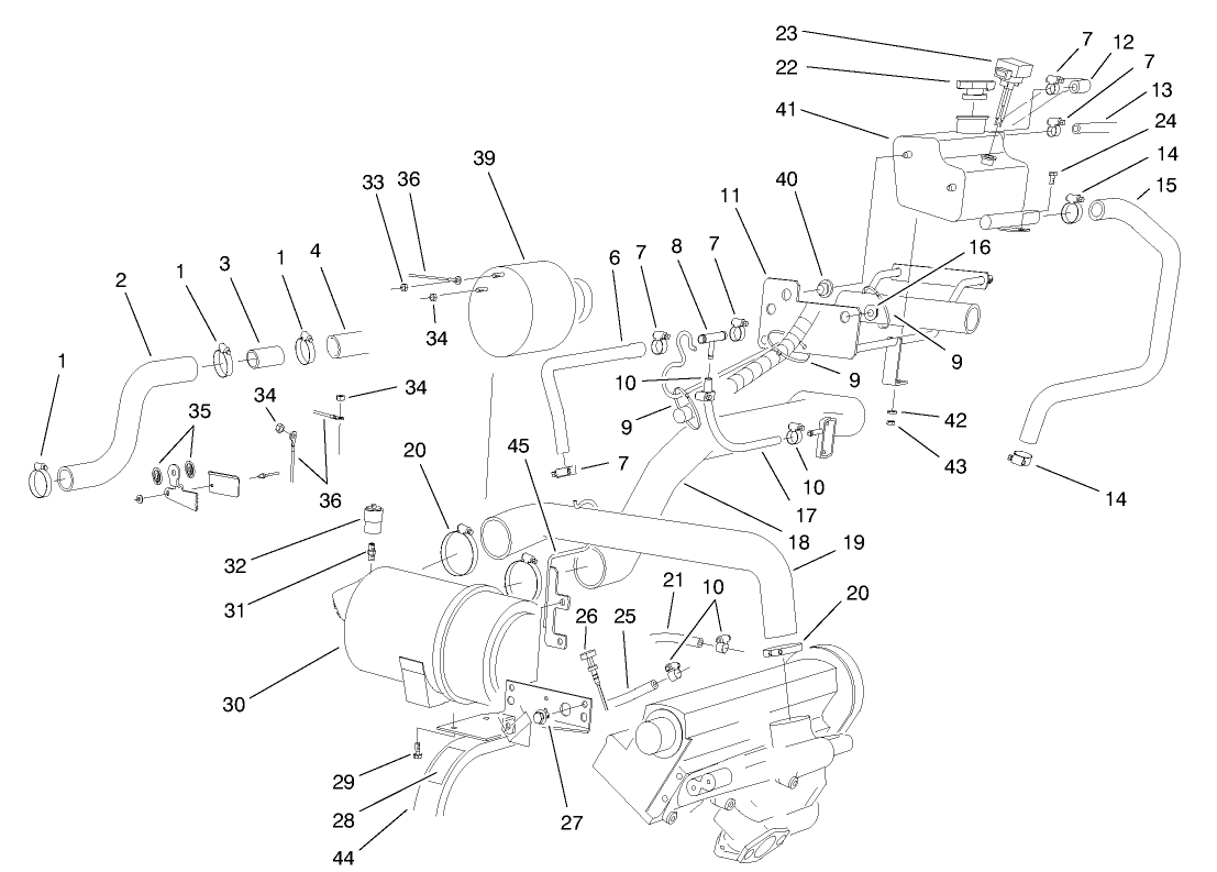Engine Plumbing Assembly