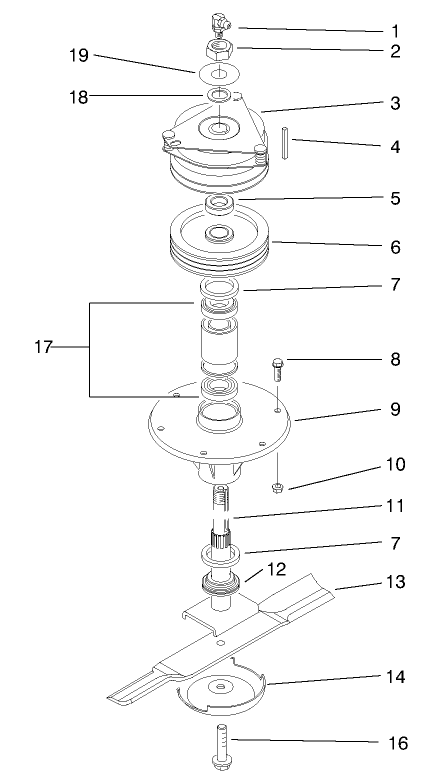 Spindle Assembly (clutch)