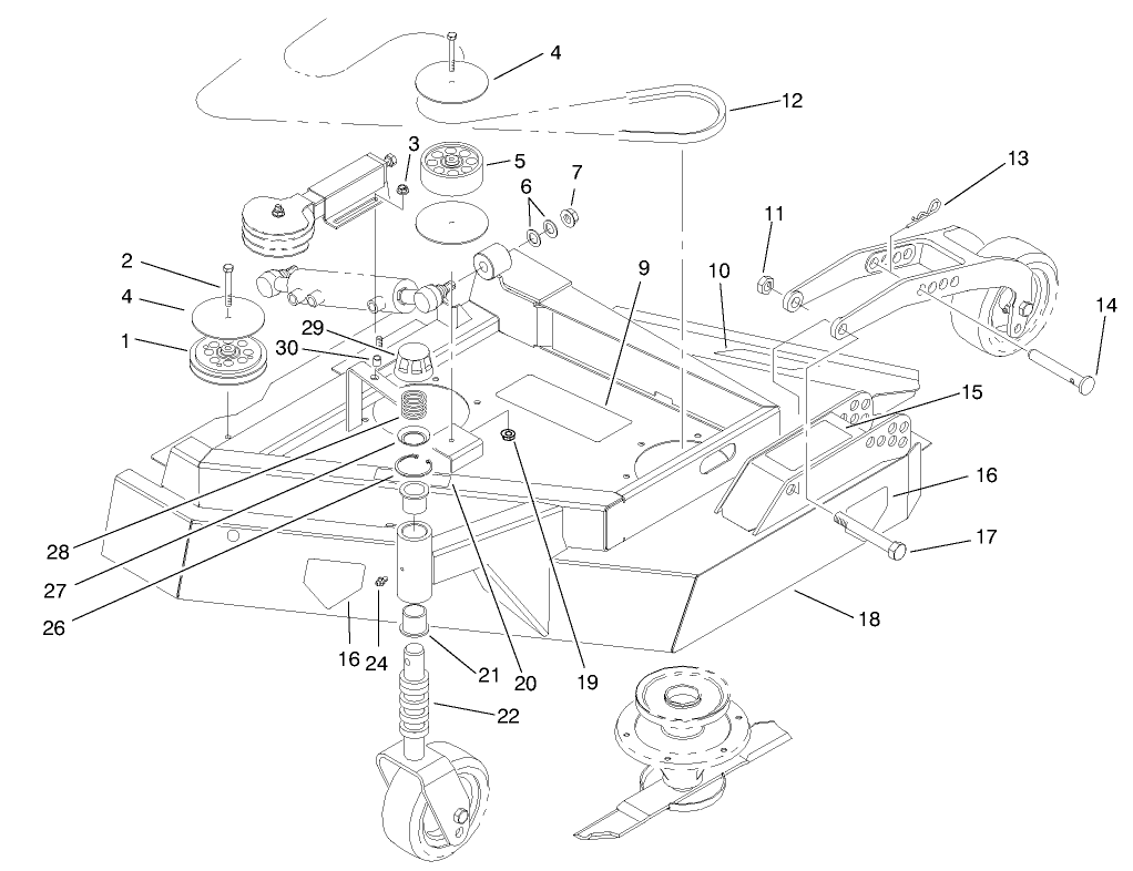 Wing Deck Assembly-L.h.