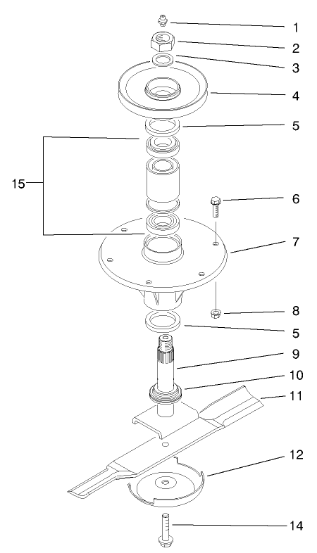 Spindle Assembly (wings)