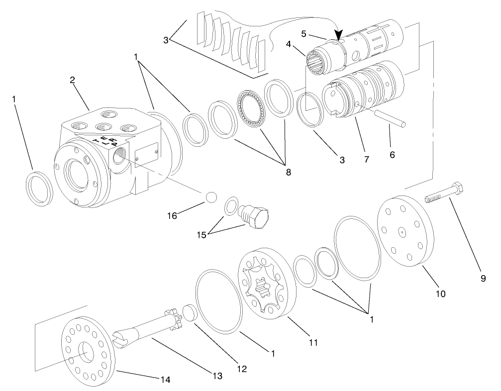 Steering Valve Assembly No. 99-8958