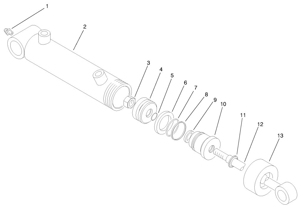 Hydraulic Cylinder No. 1 (93-2650)