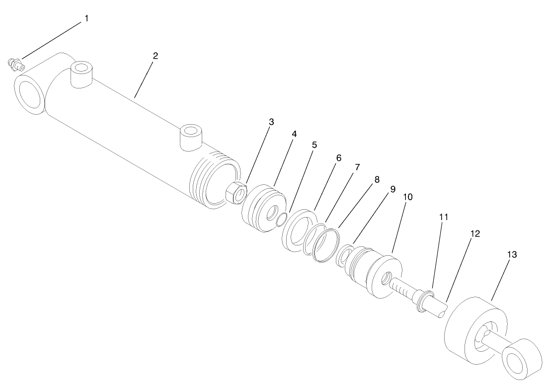Hydraulic Cylinder No. 4 (98-8811)
