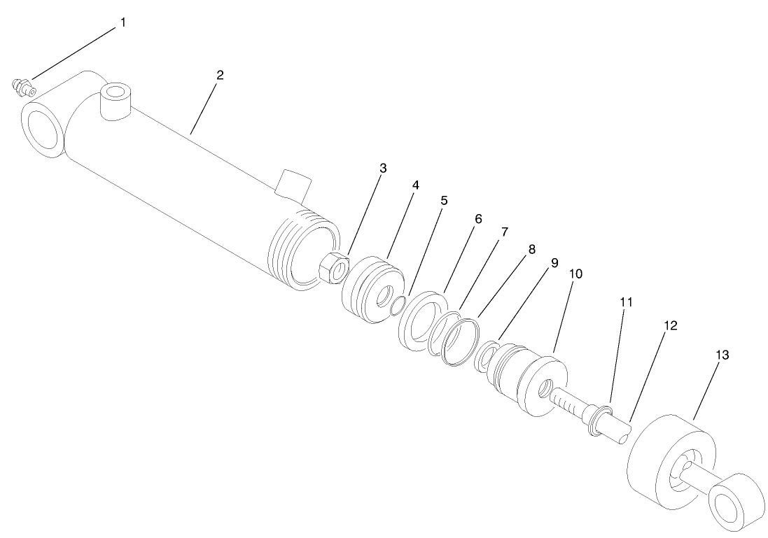 Hydraulic Cylinder No. 5 (98-8069)