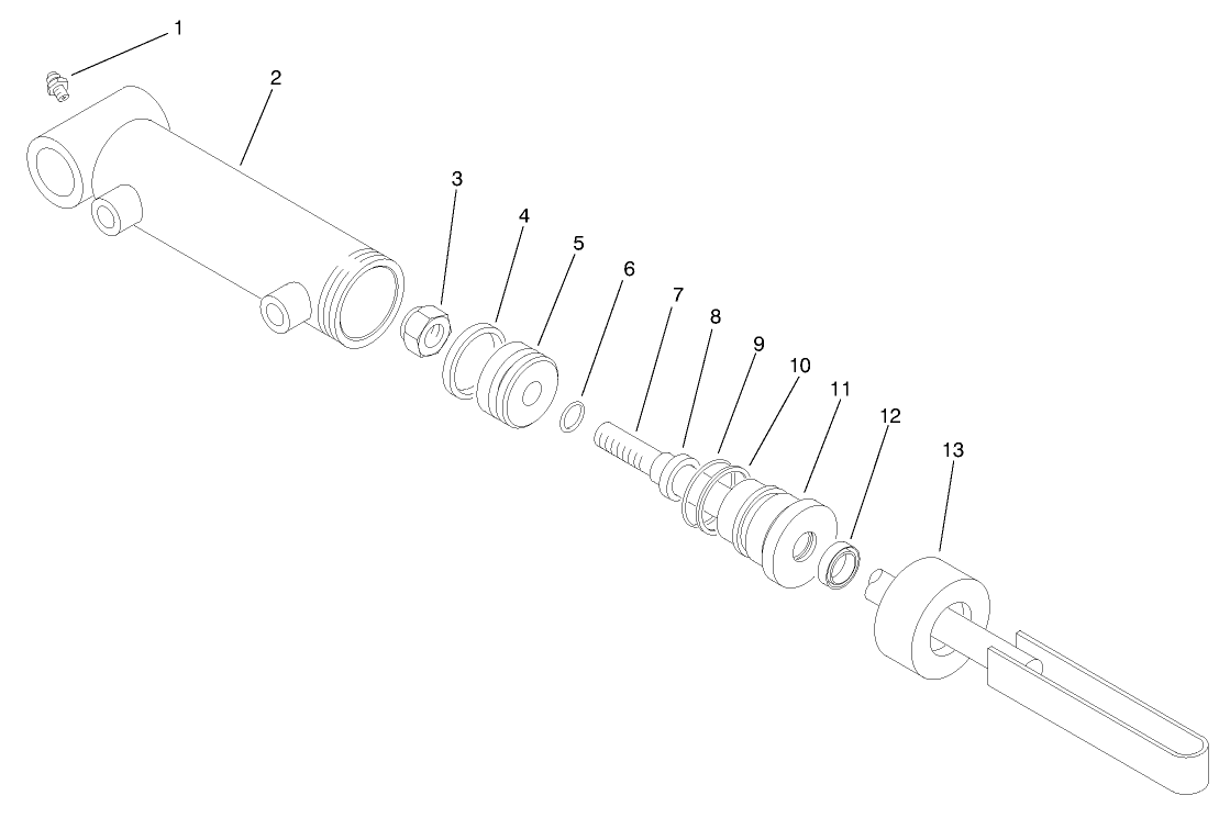 Hydraulic Cylinder No. 3 (98-8812)