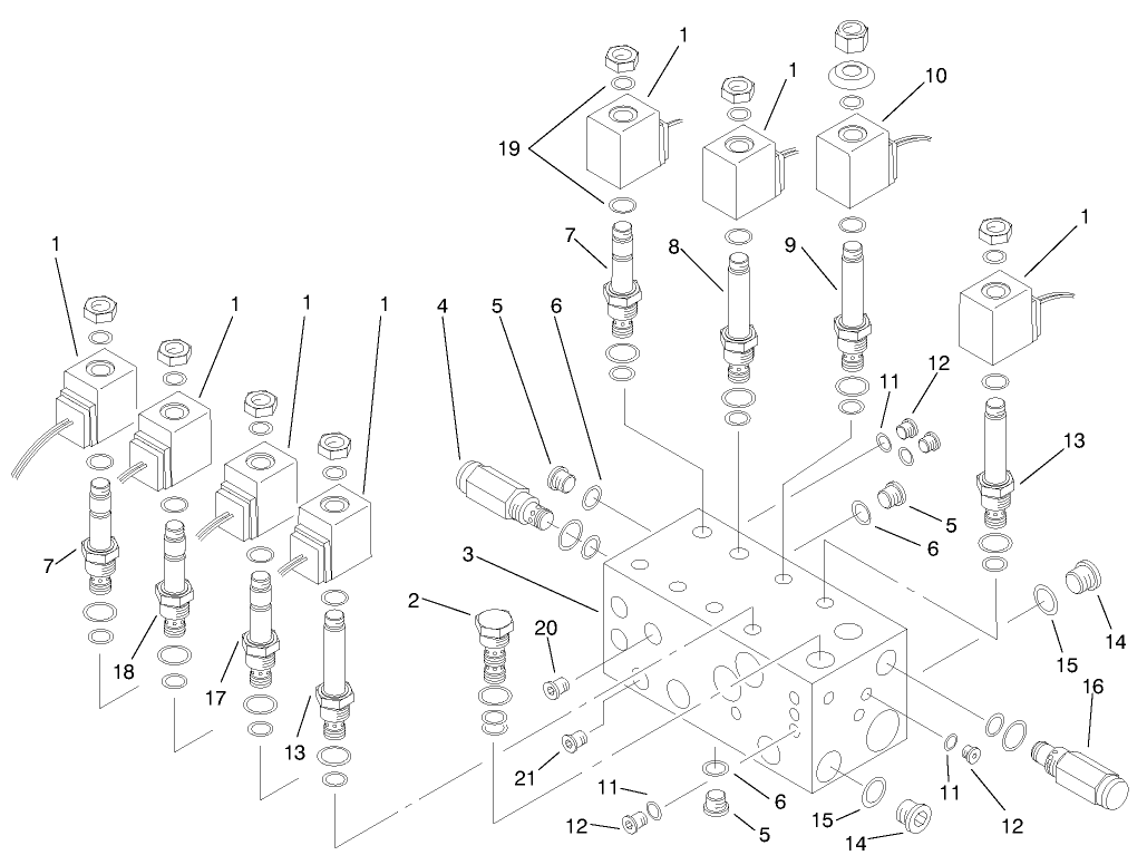 Front Manifold Block Assembly No. 92-7418