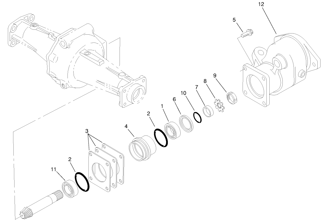Sleeve Assembly Axle No. 98-2447 (model No. 03804 Only)