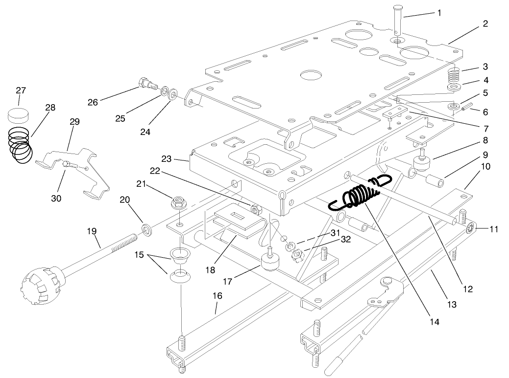 Seat Suspension Assembly