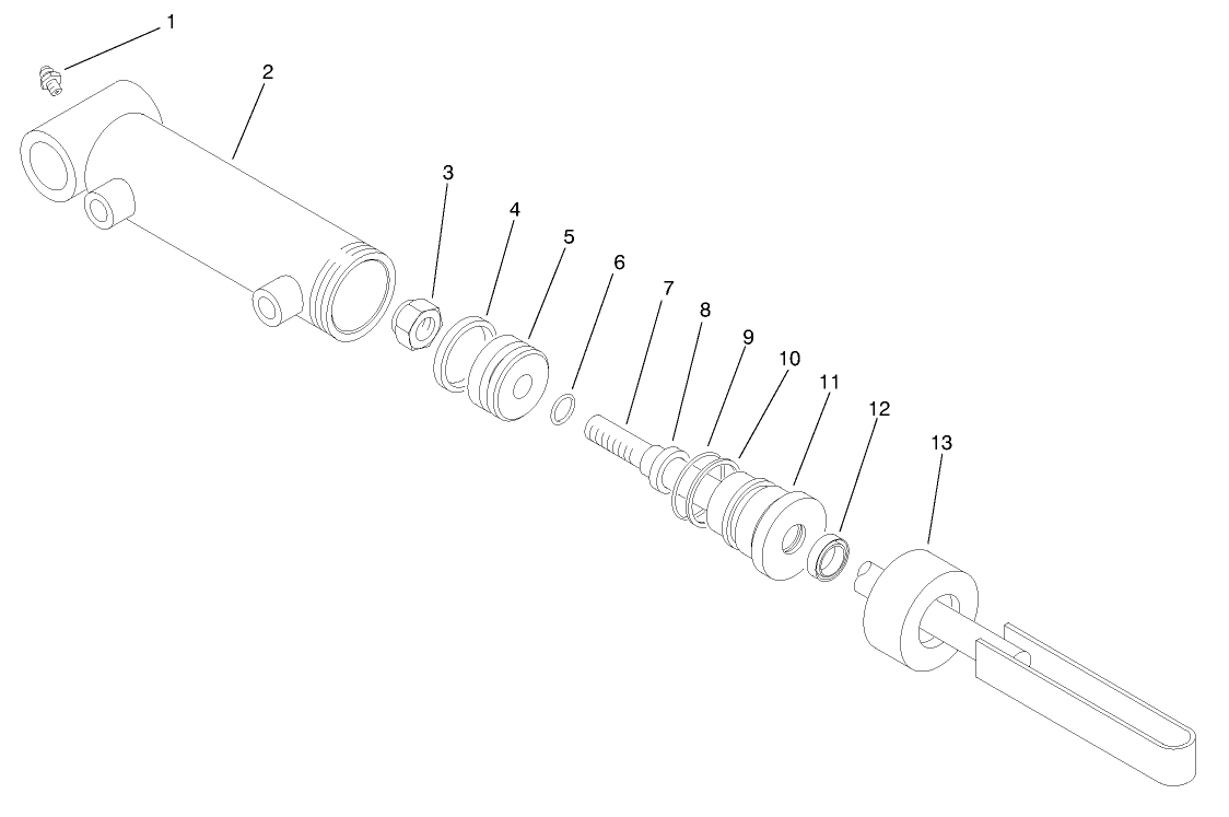 Hydraulic Lift Cylinder No. 2 (98-8813)