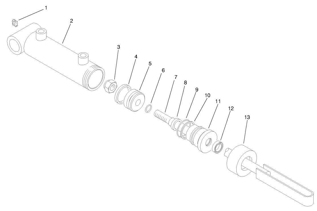 Hydraulic Lift Cylinder No. 3 (98-8812)