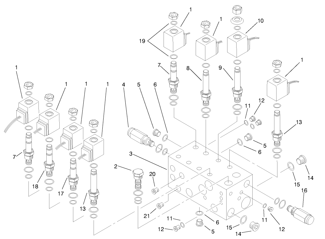 Front Manifold Block Assembly No. 92-7418