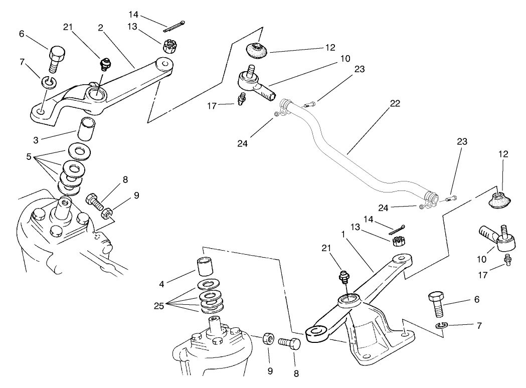 Steering Arm Linkage Asm No. 98-2447 (continued)