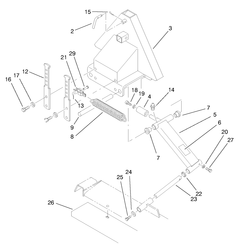 Front Lift (floating Cutting Unit Model 02101)