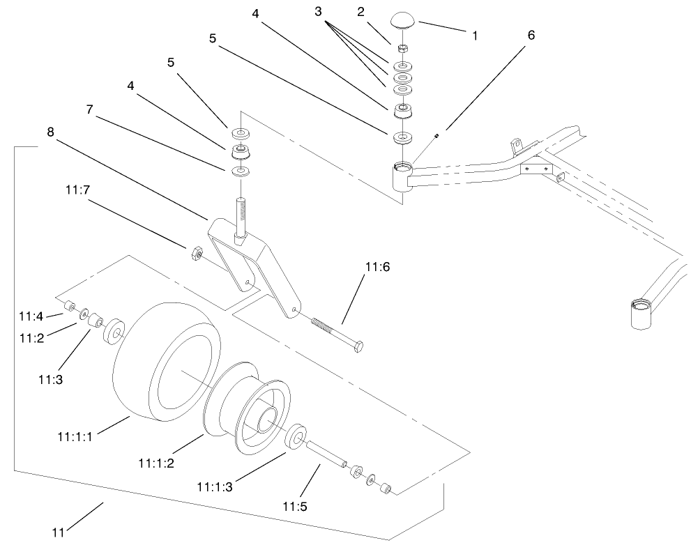 Caster And Wheel Assembly
