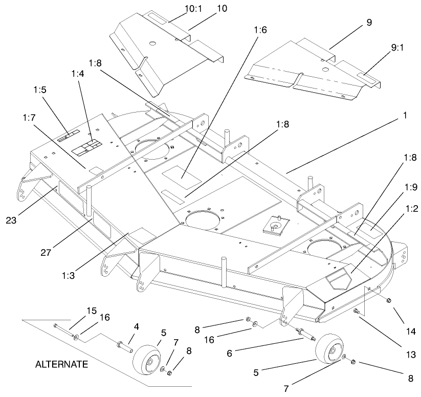 Cover And Rollers Assembly