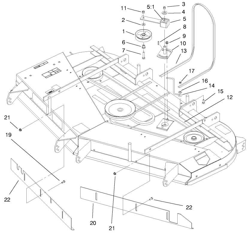 Baffle And Belt Assembly