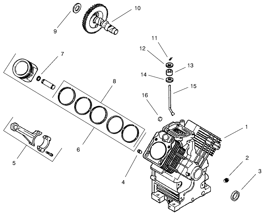 Group 2-Crankcase (ch25s 68606 Kohler)