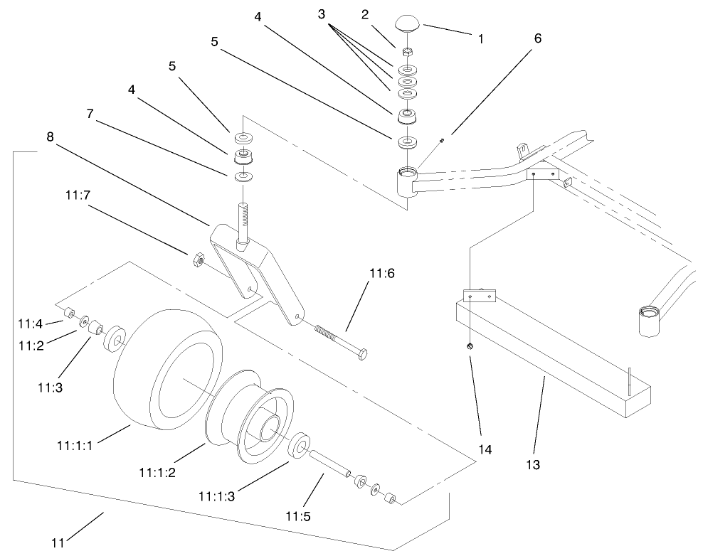 Caster And Wheel Assembly