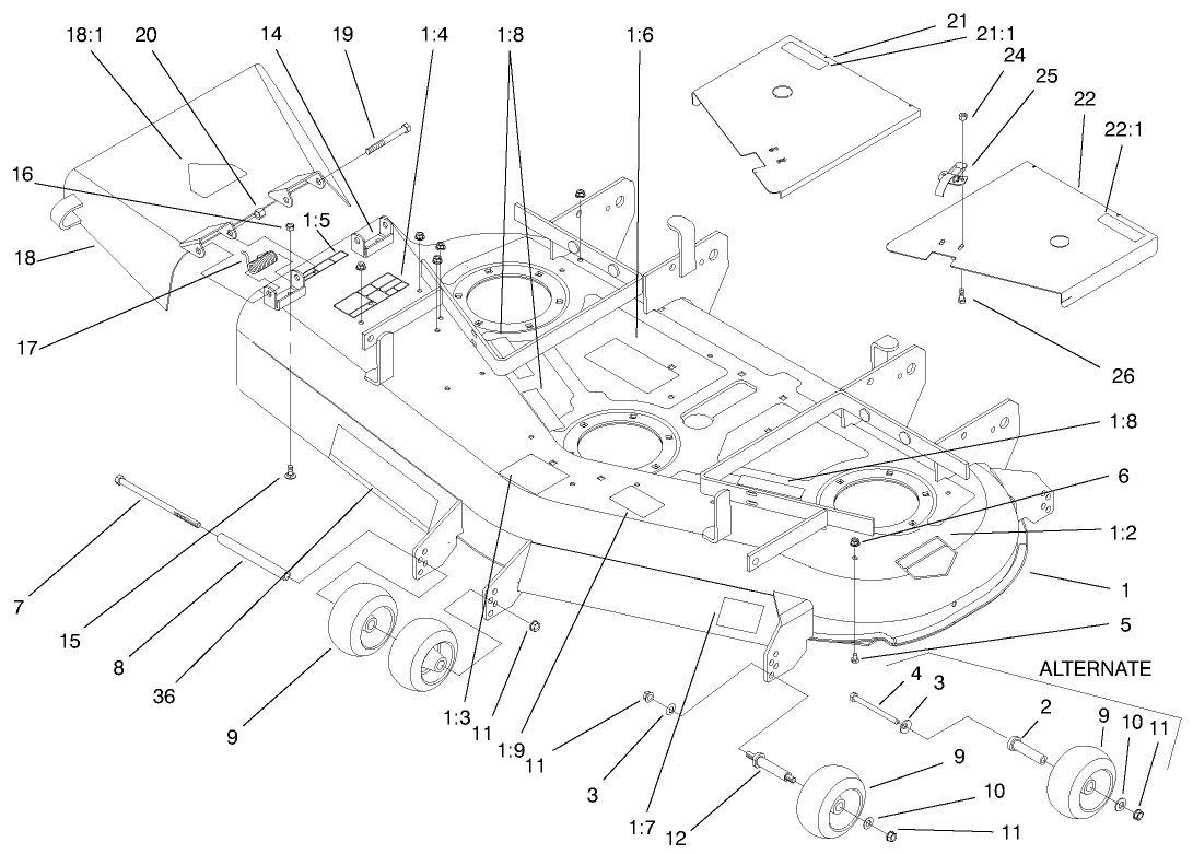 Cover And Rollers Assembly