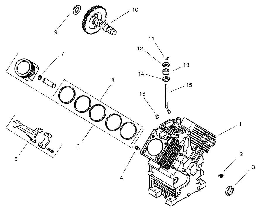 Group 2-Crankcase (ch25s 68606 Kohler)