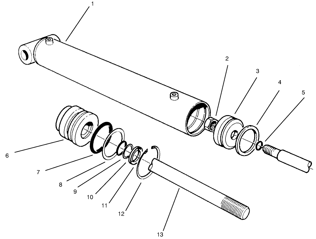 Hydraulic Lift Cylinder No. 54-0150