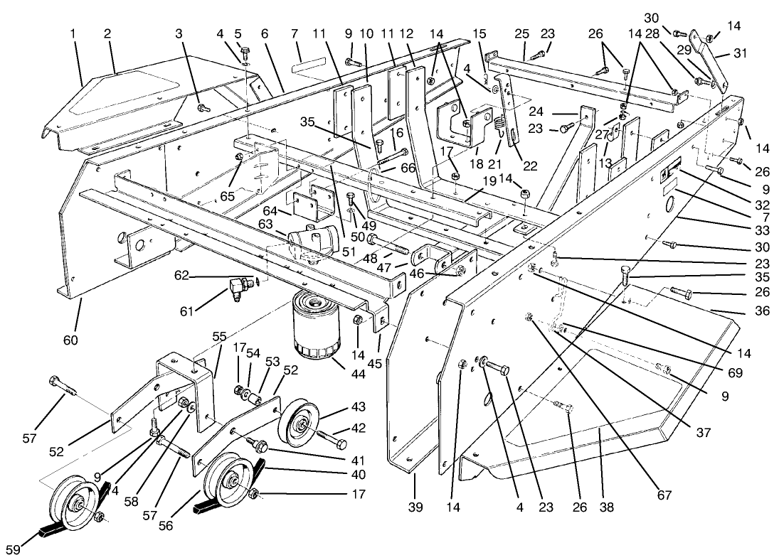 Frame And Jackshaft Assembly