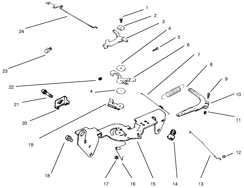 Throttle Linkage And Governor Controls