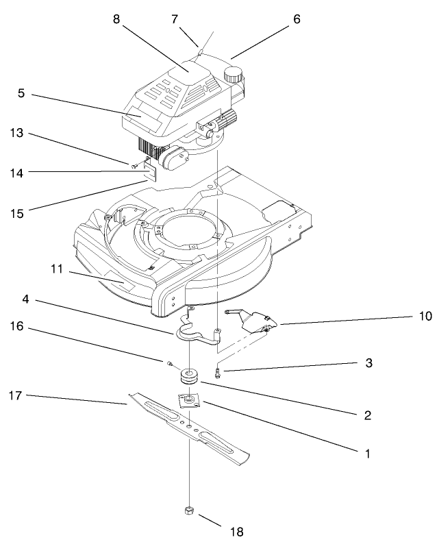 Engine & Blade Assembly
