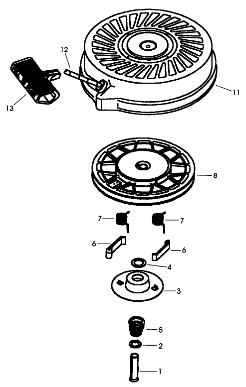Recoil Starter Assembly 590694