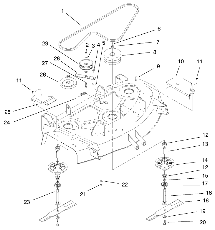 Spindle And Blade Assembly