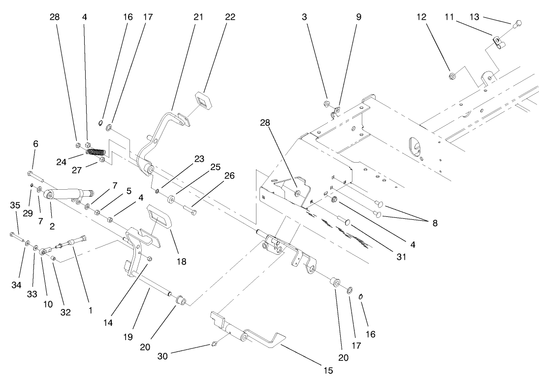 Traction Pedal Assembly
