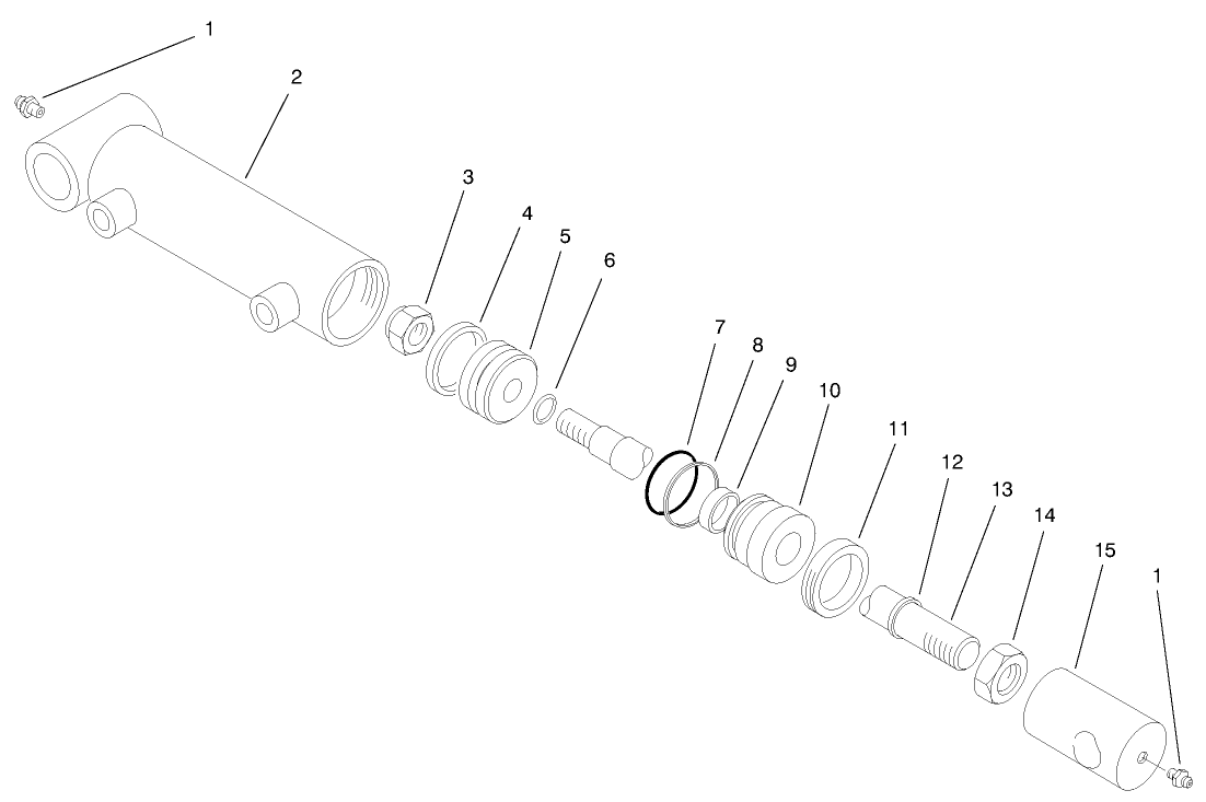 Hydraulic Cylinder Assembly No. 95-8978