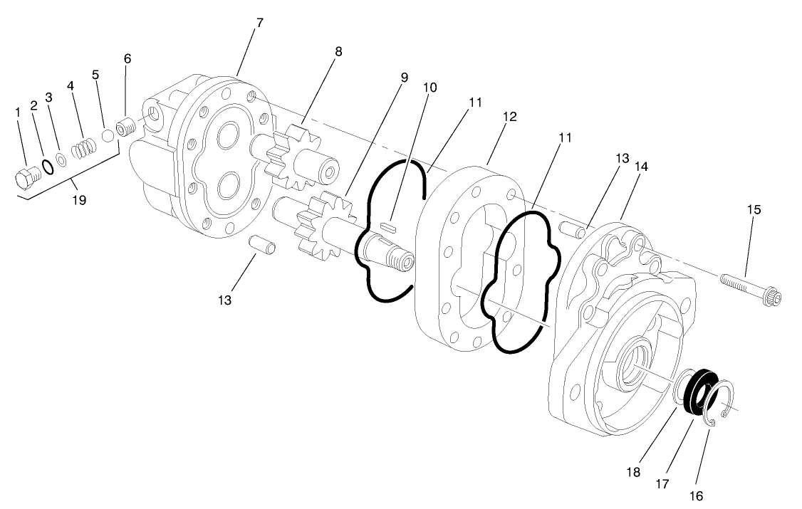 Hydraulic Motor Assembly No. 93-6975