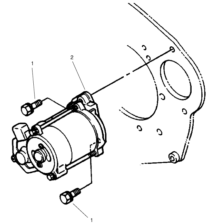Starter Mount Assembly