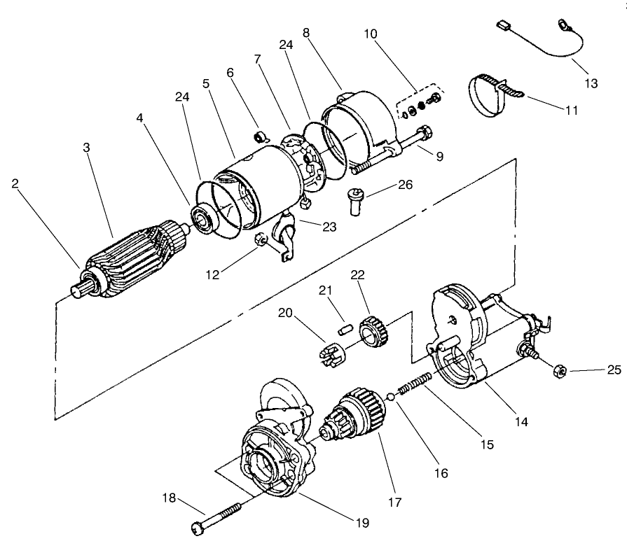Starter Assembly No. 98-9705