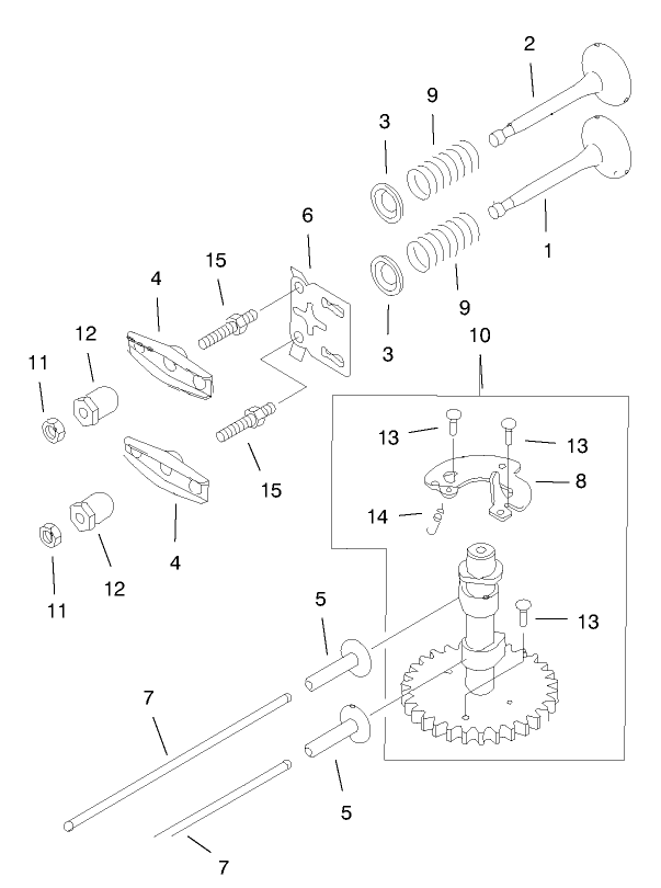 Valve & Camshaft Assembly