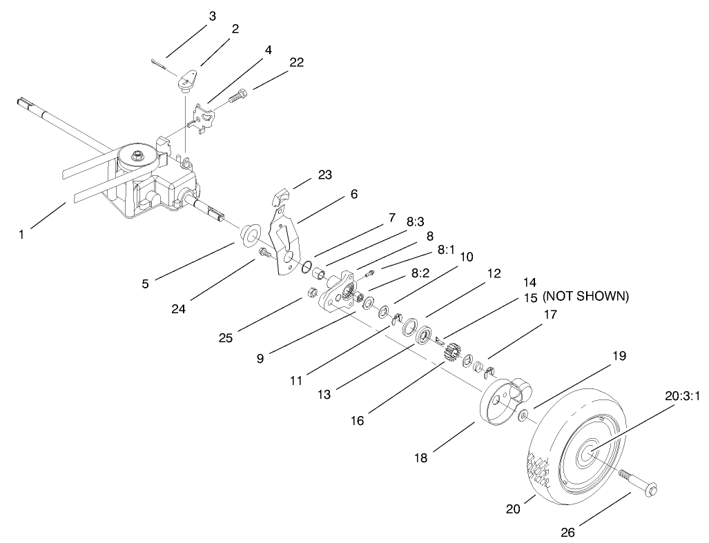 Gear Case & Wheel Assembly