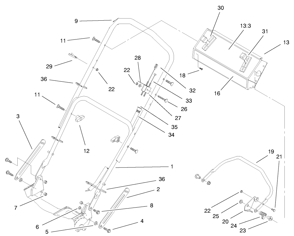 Handle & Controls Assembly