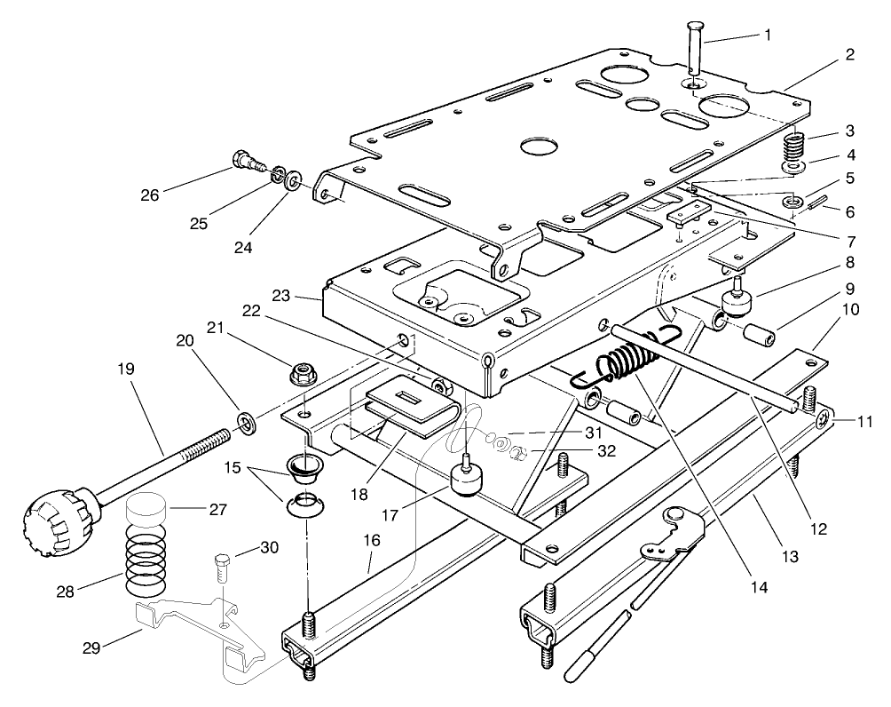 Seat Suspension Assembly