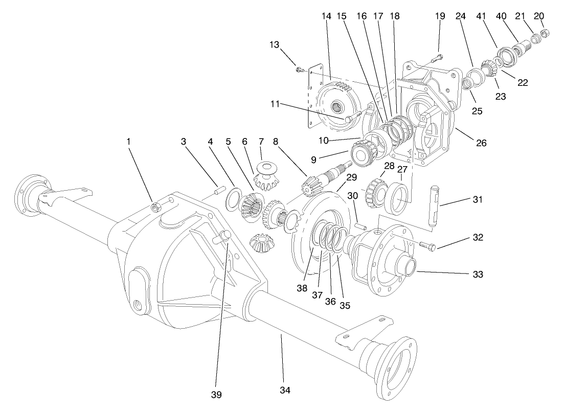 Front Axle Assembly No. 94-6933