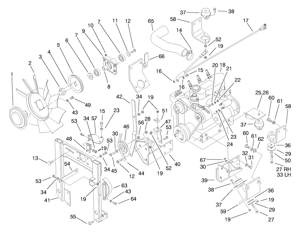 Engine Installation Assembly